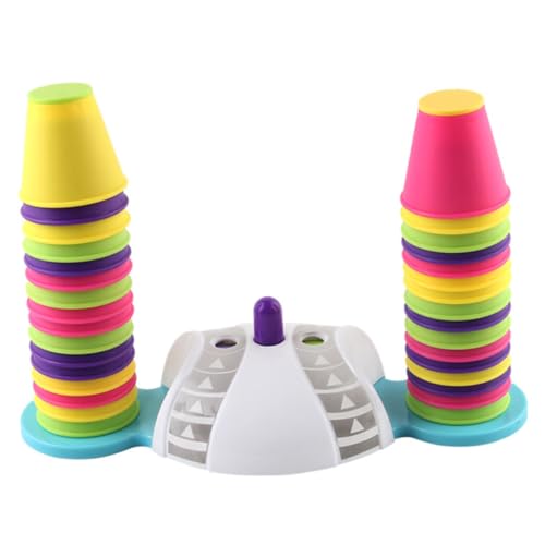 Beaupretty Fröhliches Stapelbecher Spielset für Kleinkinder Leicht und Sicher Fördert Motorische Fähigkeiten und Farbverständnis als Pädagogisches Lernspielzeug für Eltern Junge Mädchen Beaupretty Fröhliches Stapelbecher Spielset für Kleinkinder Leicht und Sicher Fördert Motorische Fähigkeiten und Farbverständnis als Pädagogisches Lernspielzeug für Eltern Junge Mädchen von Beaupretty