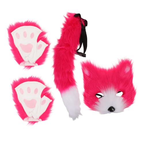 Beaupretty Fuchskostüm Set mit Realistischer Maske und Handschuhen Leichtes Komfortables Animal Cosplay Zubehör für Damen und Mädchen für Halloween Karneval und Kostümpartys Beaupretty Fuchskostüm Set mit Realistischer Maske und Handschuhen Leichtes Komfortables Animal Cosplay Zubehör für Damen und Mädchen für Halloween Karneval und Kostümpartys von Beaupretty
