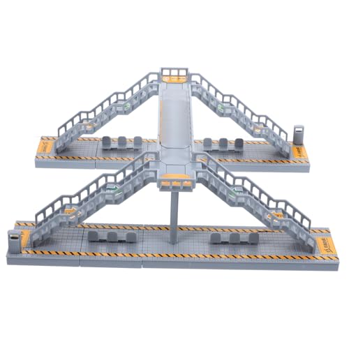 Beaupretty Fußgängerbrücke Modellbausatz Kunststoff Sandtisch Dekoration DIY Zubehör Miniatur Outdoor Deko Sandspielzeug Zubehör von Beaupretty