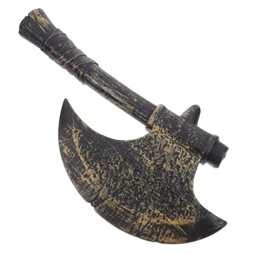 Beaupretty Gangster Requisiten Axe gefälschtes Beil Performance-Kostüm-Requisiten Cosplay-Zubehör für Kostüm Requisit -Requisite Halloween Plastik Dark Brown von Beaupretty
