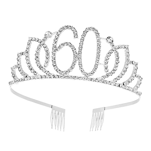 Beaupretty Geburtstagskrone mit Funkelnden Strasssteinen Silberne Kopfbedeckung für Frauen und Mädchen Delikates Haarschmuck Accessoire Kreative Jahre Geburtstagsdeko Beaupretty Geburtstagskrone mit Funkelnden Strasssteinen Silberne Kopfbedeckung für Frauen und Mädchen Delikates Haarschmuck Accessoire Kreative Jahre Geburtstagsdeko von Beaupretty