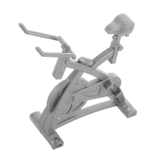 Beaupretty Geräteszene Fitnessgeräte Modell Fitnessgeräte Modell Für Puppenhaus Sportzubehör Basteln Übungsminiaturen DIY Fitnessstudio Miniaturen Kunststoff Grau von Beaupretty