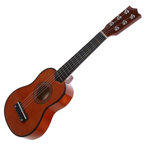 Beaupretty Gitarre aus Holz Musikinstrument für Mädchen Frühe Musikalische Verstellbare Saiten Lernspielzeug für Anfänger Braun Beaupretty Gitarre aus Holz Musikinstrument für Mädchen Frühe Musikalische Verstellbare Saiten Lernspielzeug für Anfänger Braun von Beaupretty