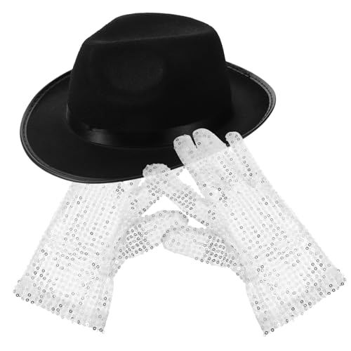 Beaupretty Glitzernde Steampunk Zylindermütze mit Paillettenhandschuhen Komfortables Stoffmaterial Vielseitiges Kostüm für Bühne Jahre Party und Cosplay Anlässe Beaupretty Glitzernde Steampunk Zylindermütze mit Paillettenhandschuhen Komfortables Stoffmaterial Vielseitiges Kostüm für Bühne Jahre Party und Cosplay Anlässe von Beaupretty