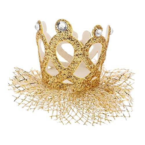 Beaupretty Goldener Haarklammer Kronen Clip mit Tüll Geburtstagskopfschmuck für Mädchen Prinzessin Styling Fotoshooting und Party Zubehör Beaupretty Goldener Haarklammer Kronen Clip mit Tüll Geburtstagskopfschmuck für Mädchen Prinzessin Styling Fotoshooting und Party Zubehör von Beaupretty