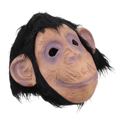 Beaupretty Gorilla Cosplay Maske Lustige Tiermaske für Halloween Fasching und Partys Lebensechte Affenmaske aus Leichtem Material für Kostüme und Bühnenauftritte von Beaupretty