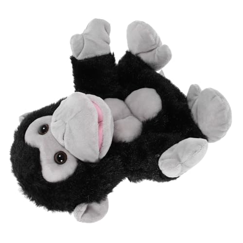 Beaupretty Gorilla Handpuppe Plüschspielzeug für Junge Mädchen Monate Interaktives Tierhandpuppen für Kleinkinder Jahre Leichtes Tragbares Kuscheltier für Drinnen und Draußen von Beaupretty