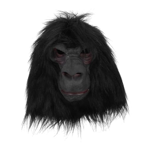 Beaupretty Gorilla Kopfmaske Halloween Party Cosplay Maske Gruselig Langlebig Für Kostümfest Karneval von Beaupretty