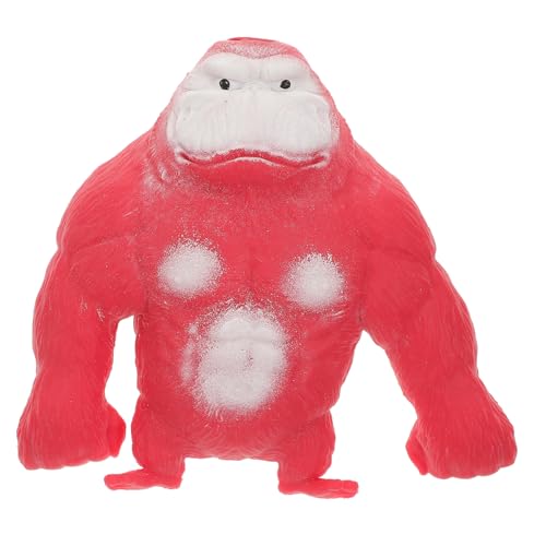 Beaupretty Gorilla Stressabbau aus Weichem TPR Squishy Monkey Fidget Toy für Erwachsene Elastische Anti Stress Figur zum Drücken und Entspannen für Freunde und Familie von Beaupretty
