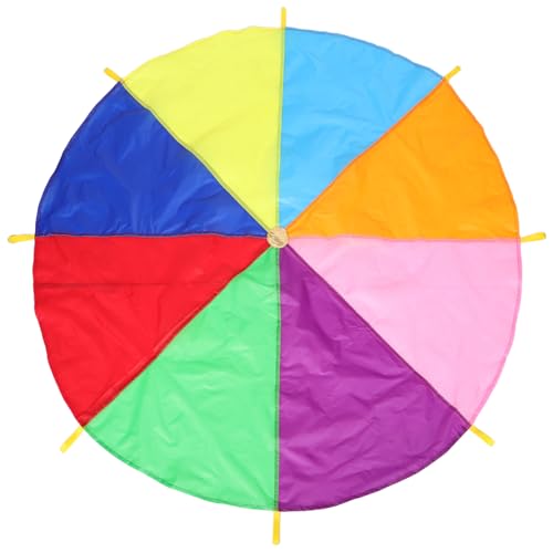 Beaupretty Großer Gym Fallschirm Regenbogen Farben Outdoor Spiele Teamwork Koordination Fitness für Schule Sommerlager Beaupretty Großer Gym Fallschirm Regenbogen Farben Outdoor Spiele Teamwork Koordination Fitness für Schule Sommerlager von Beaupretty