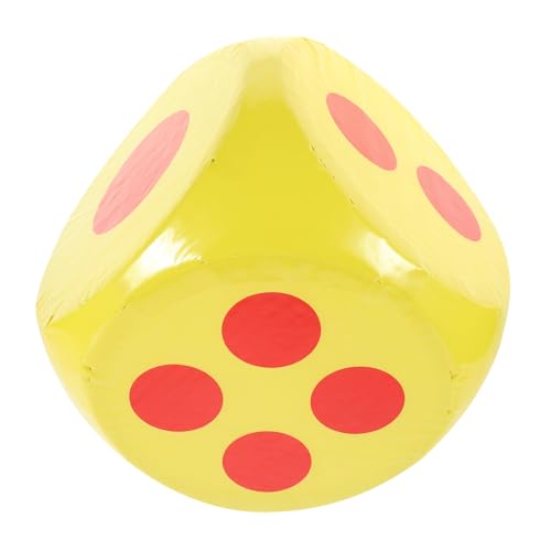 Beaupretty Großer Schaumstoff Würfel Spielwürfel Partyspiel Requisit für Klassenzimmer Spiele Kreative Würfel aus Weichem Schaum Vielseitig für Unterricht und Familienfeiern Gelb von Beaupretty