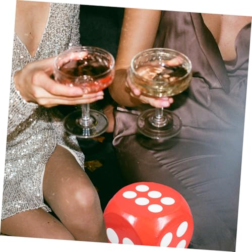 Beaupretty Großer Schaumstoffwürfel Orange Weicher Geräuscharmer Würfelspiel Requisite für Party Teambuilding und Familienspiele Langlebiges Leichtes Material für Geselligkeit und von Beaupretty