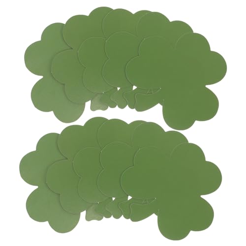Beaupretty Grüne Dreiblättrige Papier Deko mit Klebepunkten Kreative DIY Wand und Pinnwand Ausschnitte für Patrick's Day Party und Festtagsdekor Einzigartige Blattmotive von Beaupretty