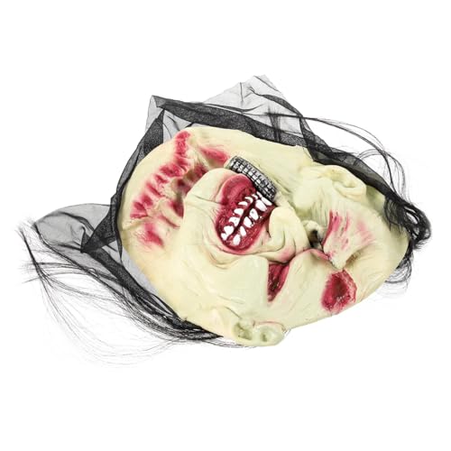 Beaupretty Gruselige Halloween mit Langem Hals Realistische Horror Gesichtsmaske für Erwachsene Leichte und Bequeme Masquerade Party Verkleidung für Halloween und Kostümfeste von Beaupretty