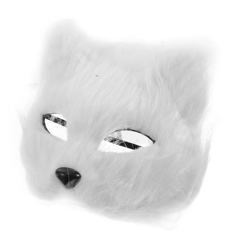 Beaupretty Halbgesicht Katzenmaske Flauschige Fuchs Cosplay Maske für Halloween Karneval Maskerade Langlebig im Design für Kostümparty Beaupretty Halbgesicht Katzenmaske Flauschige Fuchs Cosplay Maske für Halloween Karneval Maskerade Langlebig im Design für Kostümparty von Beaupretty