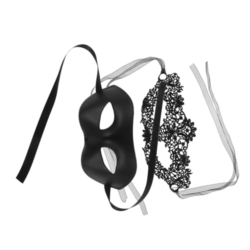 Beaupretty Halbgesichts Maske aus Schwarzer Spitze mit Blumenmuster Formstabil und Venezianische Masquerade für Ball Karneval Halloween Party Kostüm Prom Cosplay Beaupretty Halbgesichts Maske aus Schwarzer Spitze mit Blumenmuster Formstabil und Venezianische Masquerade für Ball Karneval Halloween Party Kostüm Prom Cosplay von Beaupretty