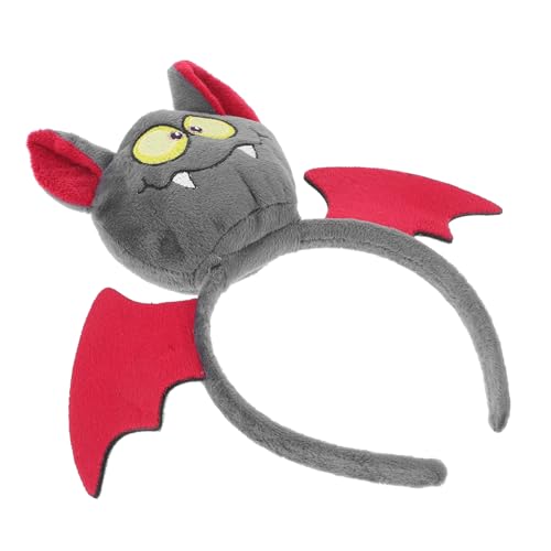 Beaupretty Halloween Bat Haarreif mit Gepolsterten Fledermausflügeln Leichter Langlebiger Kopfschmuck für Damen für Kostümpartys Cosplay und Festliche Halloween-events von Beaupretty