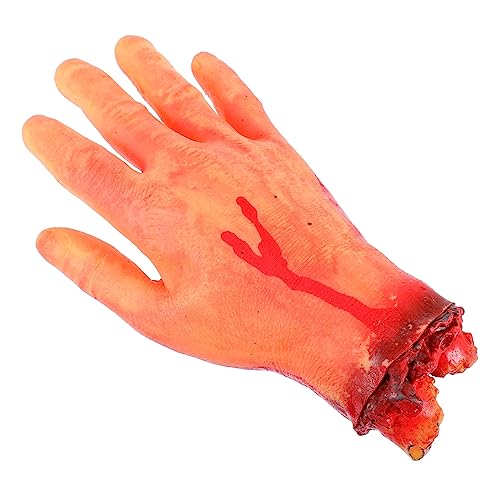 Beaupretty Halloween Blutsimulation Hand Realistische Horror Requisite für Party Deko und Streiche Langlebiges Kunsthandmaterial Auffällige Gruseldekoration für Erwachsene Beaupretty Halloween Blutsimulation Hand Realistische Horror Requisite für Party Deko und Streiche Langlebiges Kunsthandmaterial Auffällige Gruseldekoration für Erwachsene von Beaupretty