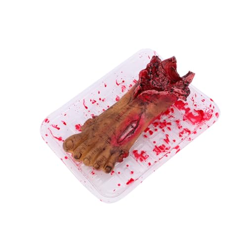 Beaupretty Halloween Deko Fuß mit Schale Horribles Trickspielzeug für Halloween für Gruselige Dekoration und Scherze Beaupretty Halloween Deko Fuß mit Schale Horribles Trickspielzeug für Halloween für Gruselige Dekoration und Scherze von Beaupretty