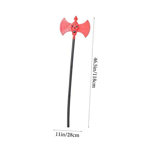 Beaupretty Halloween Deko Teiliges Rote Doppel Axt und Kunststoff Requisiten für Kostüm Party Bühnenauftritt Sicher Langlebig für Halloween Cosplay Karneval Beaupretty Halloween Deko Teiliges Rote Doppel Axt und Kunststoff Requisiten für Kostüm Party Bühnenauftritt Sicher Langlebig für Halloween Cosplay Karneval von Beaupretty