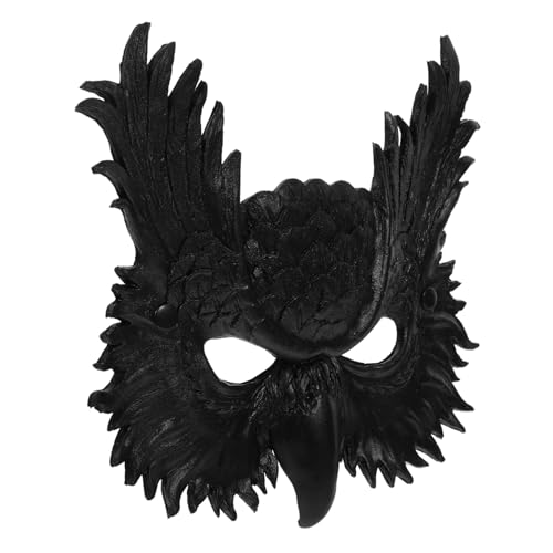 Beaupretty Halloween Eulenmaske aus Leichtem PU Material mit Verstellbarem Gummiband Atmungsaktive Tiermaske für Karneval Kostüm und Maskenball Mysteriöser Look für Halloween Party Beaupretty Halloween Eulenmaske aus Leichtem PU Material mit Verstellbarem Gummiband Atmungsaktive Tiermaske für Karneval Kostüm und Maskenball Mysteriöser Look für Halloween Party von Beaupretty