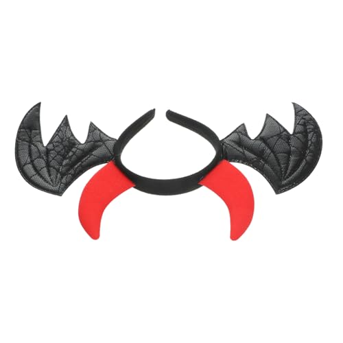 Beaupretty Halloween Fledermaus Stirnband mit Hörnern Leichtes Bequemes Cosplay Accessoire für Halloween Party Schwarzes Bat Wing Haarreif für Kostüm und Festveranstaltungen Beaupretty Halloween Fledermaus Stirnband mit Hörnern Leichtes Bequemes Cosplay Accessoire für Halloween Party Schwarzes Bat Wing Haarreif für Kostüm und Festveranstaltungen von Beaupretty