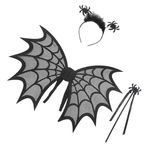 Beaupretty Halloween Flügel Kostümset mit Haarreifen und Flügeln für Rollenspiel und Party Dekoration Zubehör für Halloween Kostüme Beaupretty Halloween Flügel Kostümset mit Haarreifen und Flügeln für Rollenspiel und Party Dekoration Zubehör für Halloween Kostüme von Beaupretty