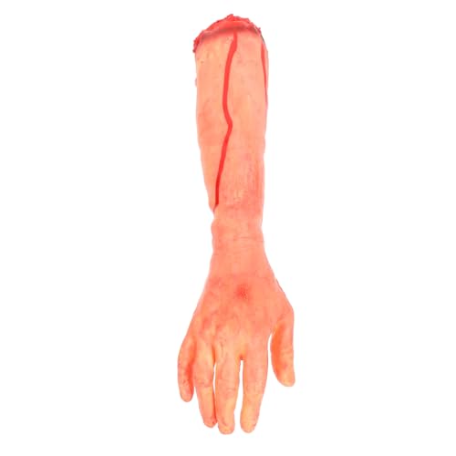 Beaupretty Halloween Gruselige Fake Broken Body Part Requisite Realistische Blutrünstige Hand für Unvergessliche Halloween Party Dekorationen und Gruselige Szenen von Beaupretty