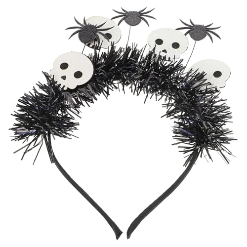 Beaupretty Halloween Haarband mit Schädeldesign Spinne Einzigartiges Kostümzubehör für Halloween Cosplay Themenpartys Vielseitig Einsetzbar Verarbeitung Auffälliges Design Beaupretty Halloween Haarband mit Schädeldesign Spinne Einzigartiges Kostümzubehör für Halloween Cosplay Themenpartys Vielseitig Einsetzbar Verarbeitung Auffälliges Design von Beaupretty