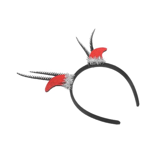 Beaupretty Halloween Haarreif mit Teufelshörnern Cosplay Kopfschmuck für Halloween Partys Fotorequisiten für Kopfgrößen aus Strapazierfähigem Filz und Leicht und Bequem Beaupretty Halloween Haarreif mit Teufelshörnern Cosplay Kopfschmuck für Halloween Partys Fotorequisiten für Kopfgrößen aus Strapazierfähigem Filz und Leicht und Bequem von Beaupretty