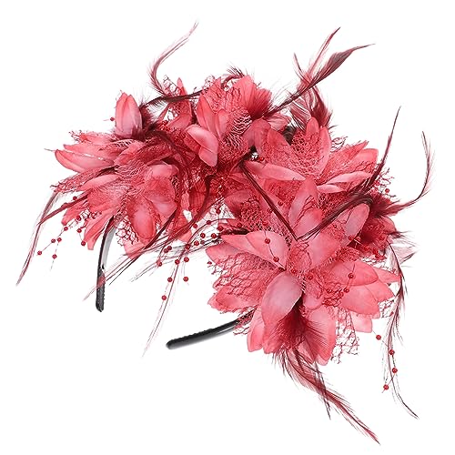 Beaupretty Halloween Haarreifen mit Künstlichen Blumen und Skelett Langlebiger Party Haarschmuck für Damen und Mädchen für Halloween Cosplay Fotografie und Themenpartys von Beaupretty