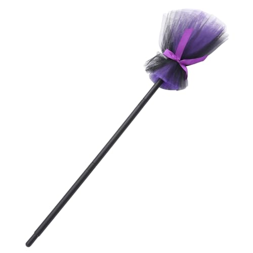 Beaupretty Halloween Hexenbesen Dekoartikel Besom für Halloween Kostümparty Gruseliges Hexenbesen Requisit für Cosplay Bühnenbild und Outdoor Dekoration von Beaupretty