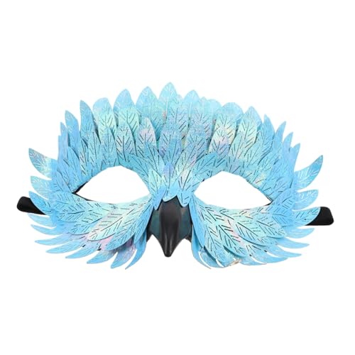 Beaupretty Halloween Katze mit Schnabel Halbgesichtsmaske für Maskeraden Tier Cosplay Party für Halloween und Karnevalsveranstaltungen von Beaupretty