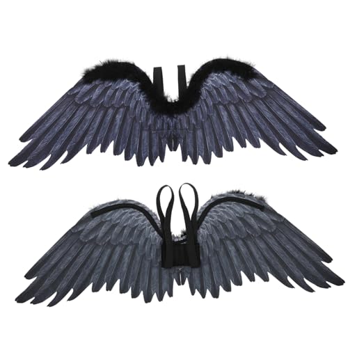 Beaupretty Halloween Kostüm Flügel Große Engels und Teufelsflügel für Kostümpartys Cosplay und Aufführungen Sicher und Langlebig für Karneval und Maskeraden von Beaupretty