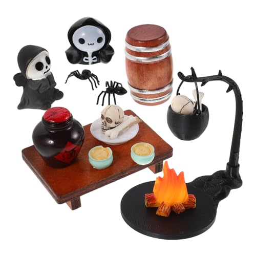 Beaupretty Halloween Miniatur Schädel Figurine Leichtes Puppenhaus Deko Zubehör Realistische Gothic Skelett Ornamente Für Herbstliche Gartenlandschaft Beaupretty Halloween Miniatur Schädel Figurine Leichtes Puppenhaus Deko Zubehör Realistische Gothic Skelett Ornamente Für Herbstliche Gartenlandschaft von Beaupretty