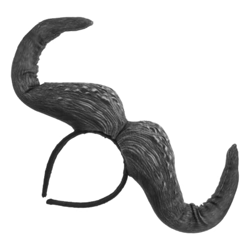 Beaupretty Halloween Ochsenhorn Haarband Verstellbares Cosplay Zubehör für Partys Feste und Thematische Events Bequemes und Weiches Design für Erwachsene von Beaupretty
