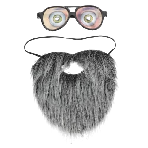 Beaupretty Halloween Party Kostümbrille mit Realistischem Fake Schnurrbart und Schnurrbart Leichtes Langlebiges Cosplay Zubehör für Karneval und Maskerade Beaupretty Halloween Party Kostümbrille mit Realistischem Fake Schnurrbart und Schnurrbart Leichtes Langlebiges Cosplay Zubehör für Karneval und Maskerade von Beaupretty