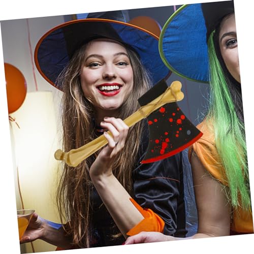 Beaupretty Halloween Party Prop Fake Einseitige Knochen Axt Cosplay Requisite Leichtes Material Realistische Details für Halloween Kostüm und Performance Beaupretty Halloween Party Prop Fake Einseitige Knochen Axt Cosplay Requisite Leichtes Material Realistische Details für Halloween Kostüm und Performance von Beaupretty