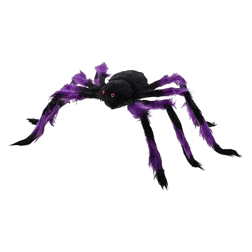 Beaupretty Halloween Riesige Haarige Spinne Deko Verstellbare Beine Realistische Halloween Spider Prop für Party Haunted House Indoor Outdoor Grusel Dekoration von Beaupretty