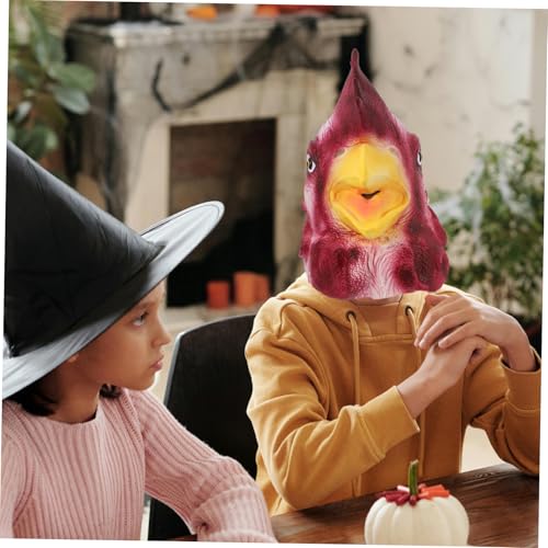 Beaupretty Halloween Tiermaske Hahn Kopf aus Lustige Cosplay für Erwachsene Gruseliges Kostüm Zubehör für Party Theater Karneval und Verkleidung Robust und Wiederverwendbar Beaupretty Halloween Tiermaske Hahn Kopf aus Lustige Cosplay für Erwachsene Gruseliges Kostüm Zubehör für Party Theater Karneval und Verkleidung Robust und Wiederverwendbar von Beaupretty