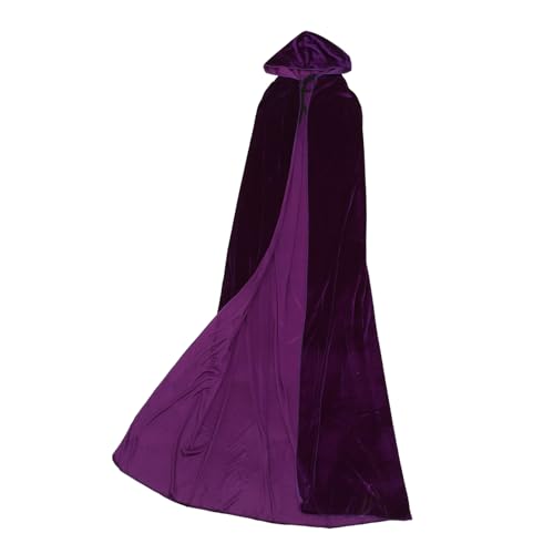 Beaupretty Halloween Umhang Samt für Cosplay Wendbar Stilvoller Kostüm Umhang für Männer und Frauen Accessoire für Halloween Partys und Fotorequisiten von Beaupretty