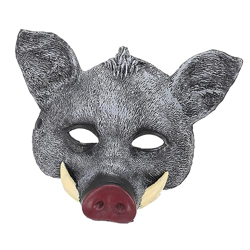 Beaupretty Halloween Wildschwein Maske für Kostümpartys Gruselige Tiermaske für Cosplay Karneval Maskenbälle und Festivals von Beaupretty