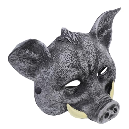 Beaupretty Halloween Wildschweinmaske Dekorative Tiermaske für Kostümpartys Cosplay und Festivals aus Hochwertigem PU Material für Halloween und Fasching von Beaupretty