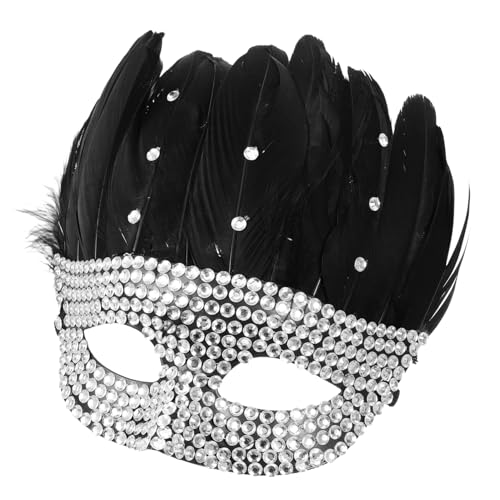 Beaupretty Halloween-gesichtsmaske Venezianische Partygeschenke Lustige Partymaske Halloween-partymaske Karneval-maske Maskerade-augenmaske Tanzparty-maske Bilden Plastik Einzigartig von Beaupretty