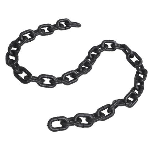 Beaupretty Halloween-kostümketten Gefälschte Halloween-Ketten Piraten-Requisiten Ketten Halloween-Requisite Halloween-Ketten Aus Kunststoff Festliche Atmosphäre Kostümrequisiten Black Plastik von Beaupretty