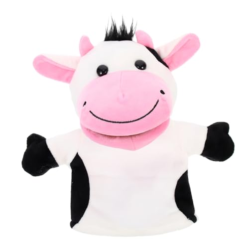 Beaupretty Handpuppe Tierdesign für Interaktives Geschichtenerzählen Simulierte Elefant und Kuh Handpuppe für Eltern Junge Mädchen Spiele Bequem und Leicht Fördert Motorische Fähigkeiten und von Beaupretty