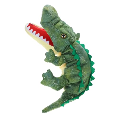Beaupretty Handpuppen Krokodil Plüsch Tierhandpuppe für Geschichtenerzählen Interaktives Weiche Stoffpuppe Fördert Fantasie und Rollenspiel Geeignet für Kindergarten und Zuhause von Beaupretty