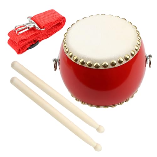 Beaupretty Handtrommel Rot Musikinstrument Percussion Lernspielzeug für Musikförderung Bühne Geburtstag Beaupretty Handtrommel Rot Musikinstrument Percussion Lernspielzeug für Musikförderung Bühne Geburtstag von Beaupretty