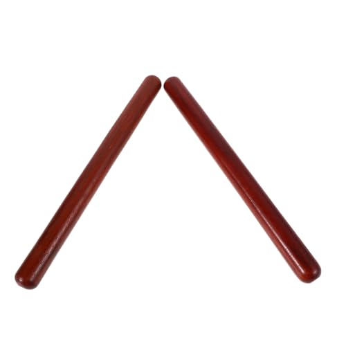 Beaupretty Hartholz Percussion Claves für Ergonomisch Geformt Orff Musik Lerninstrumente für Musikunterricht Kindergarten und Zuhause Beaupretty Hartholz Percussion Claves für Ergonomisch Geformt Orff Musik Lerninstrumente für Musikunterricht Kindergarten und Zuhause von Beaupretty