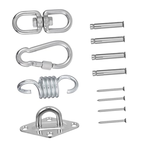 Beaupretty Heavy Duty Metallhaken Set mit Feder Schwenkbarer Aufhänger für Outdoor Schaukel Hängematte und Hängesessel Einfache Montage an Decke Balken oder Beton Robust und Langlebig Beaupretty Heavy Duty Metallhaken Set mit Feder Schwenkbarer Aufhänger für Outdoor Schaukel Hängematte und Hängesessel Einfache Montage an Decke Balken oder Beton Robust und Langlebig von Beaupretty